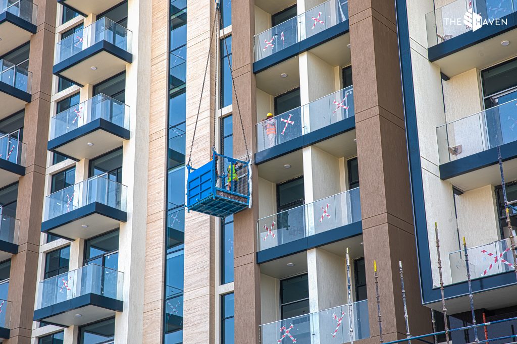 Facade Work at the Haven I